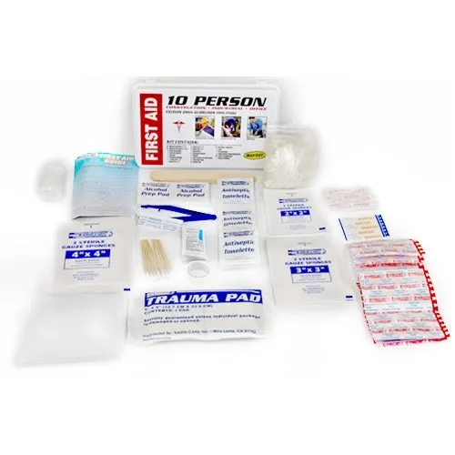 10-person OSHA-compliant First Aid Kit
