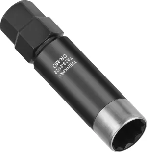 10 Spline Lug Nut Socket,Compatible with Bimecc 10-Spline Lug Nut Key,10 Point Lug Nuts Remover, 21MM,22MM Hex Drive Wheel Lock Removal Tool Replacement for TA23-21/22