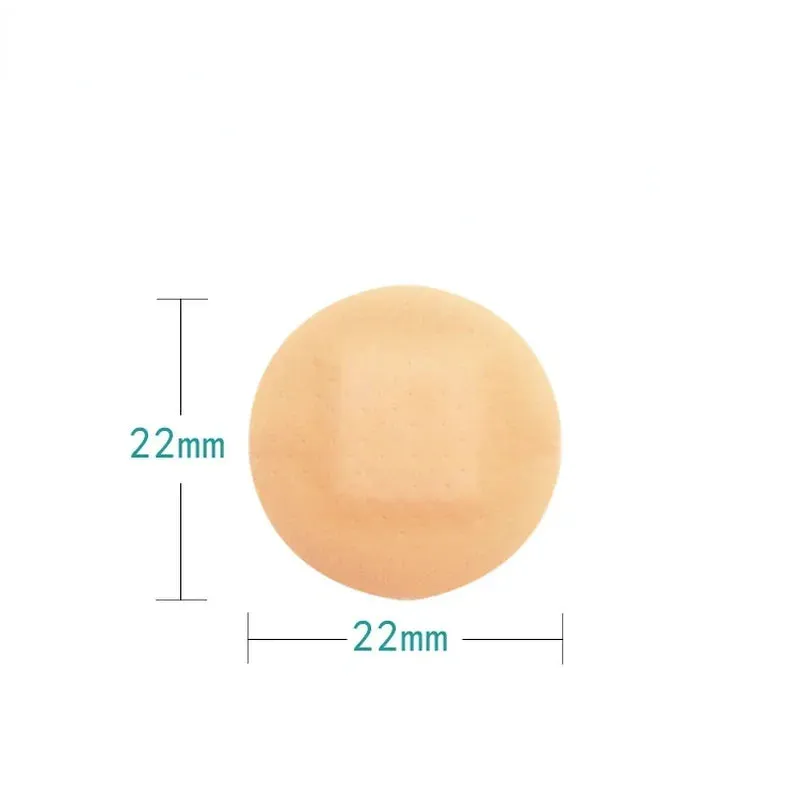 100Pcs First Aid Waterproof Healing Wounds Adhesive Bandage Round Band Aid Wound Plaster Stickers First Aid Kit