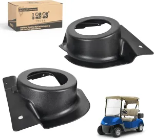 10L0L Golf Cart Speaker Pods for E-Z-Go RXV 2008 , Set of 2, Black ABS Material, Waterproof Golf Cart Audio Accessories, Easy Installation, Enhanced Sound Quality