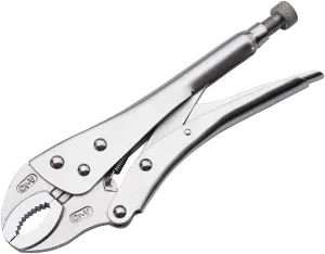 12-inch Heavy Duty Locking Pliers, Chrome Vanadium Steel, Curved Jaw Locking Pliers
