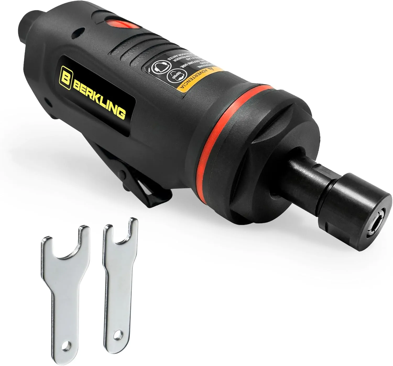 1/4" Air Die Grinder Professional Grade Heavy Duty with Variable Speed Control (Straight, Standard)
