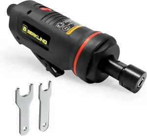 1/4" Air Die Grinder Professional Grade Heavy Duty with Variable Speed Control (Straight, Standard)