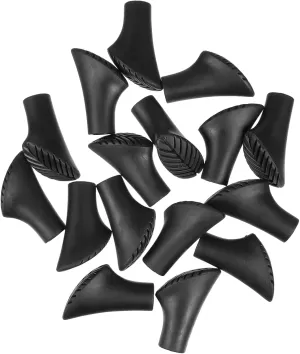 16pcs Hiking Pole Tips Thickened Feet for Trekking Poles -Skid to Minimize Shock and Durability for Hiking Climbing and Camping Activities