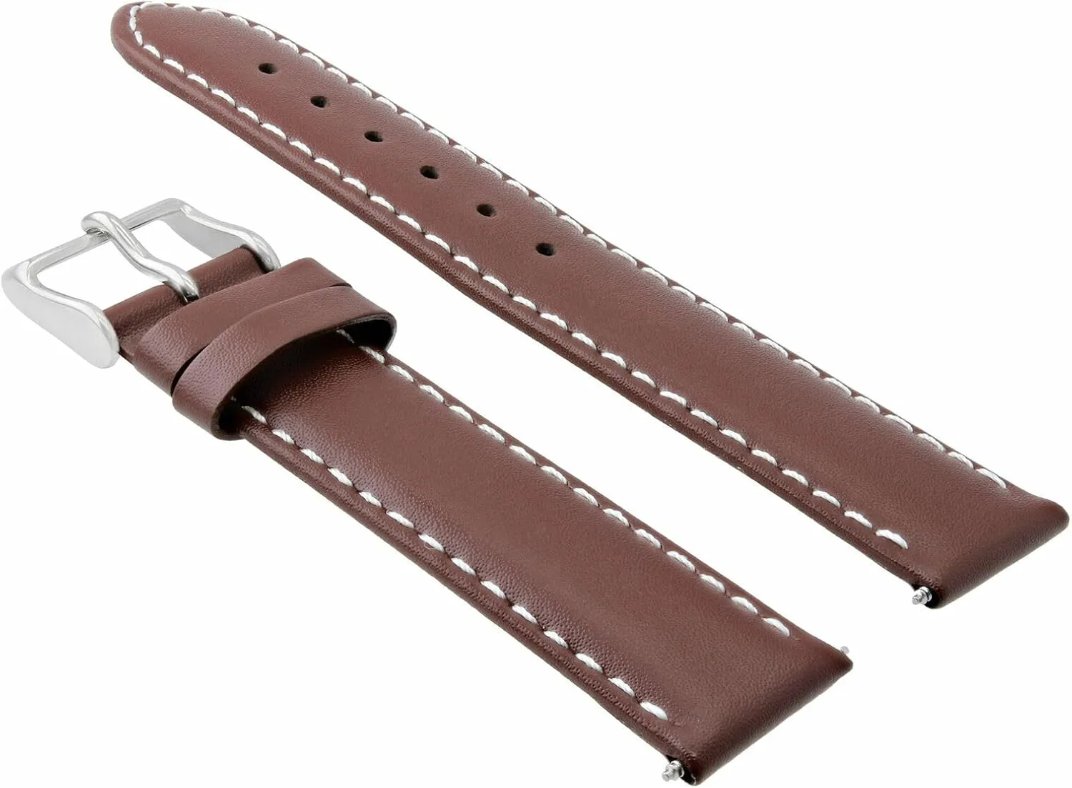 18-19-20-22-24-26mm Leather Watch Band Strap Smooth Compatible with Movado