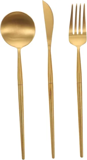 1Set Portable Stainless Steel Cutlery Kit Camping Fork Spoon and Knife and Tableware for Outdoor Dining and Picnics Easy to Clean and Skin Friendly