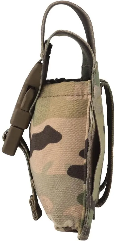 2-in 1 Blow Out Medical Pouch with Elastic Tourniquet Holder, Molle Belt Tactical First Aid Trauma Kit Bag for Tacical Vest Duty Belt