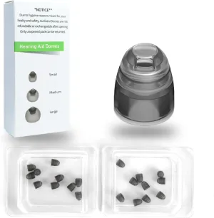 20pcs Phonak Hearing Aid Domes Cap 4.0(0.18inch=4.5mm),Ideal for Mild Hearing Loss Compatible Comfortable Silicone for Small Ear Size