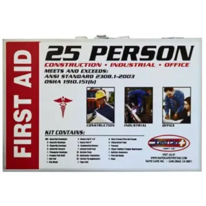 25-person Waterproof OSHA First Aid Kit