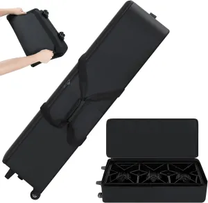 3 Burner Stove Carry Bag with Wheels Compatible with Camp Chef 3 Burner Stove, Burner Stove Rolling Bag Compatible with Camp Chef Stove, Carrying Storage Bag for 3 Burner Stove