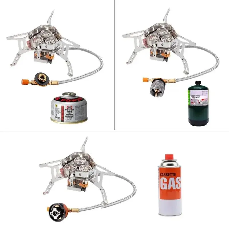 3-Headed Gas Stove