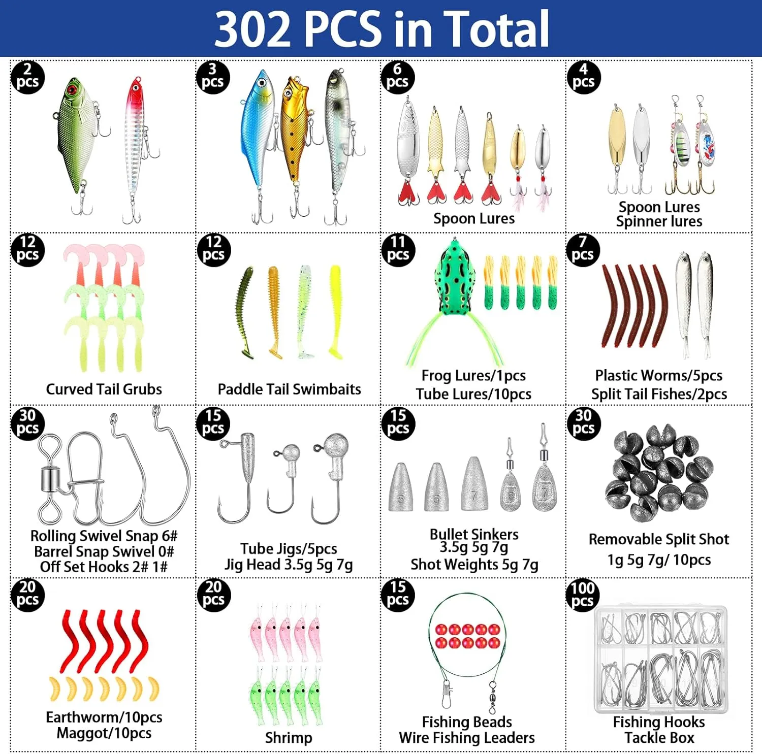310 Pcs Fishing Rod and Reel Combo Set Telescopic Fishing Pole with Spinning Reels Carrier Bag for Saltwater Freshwater