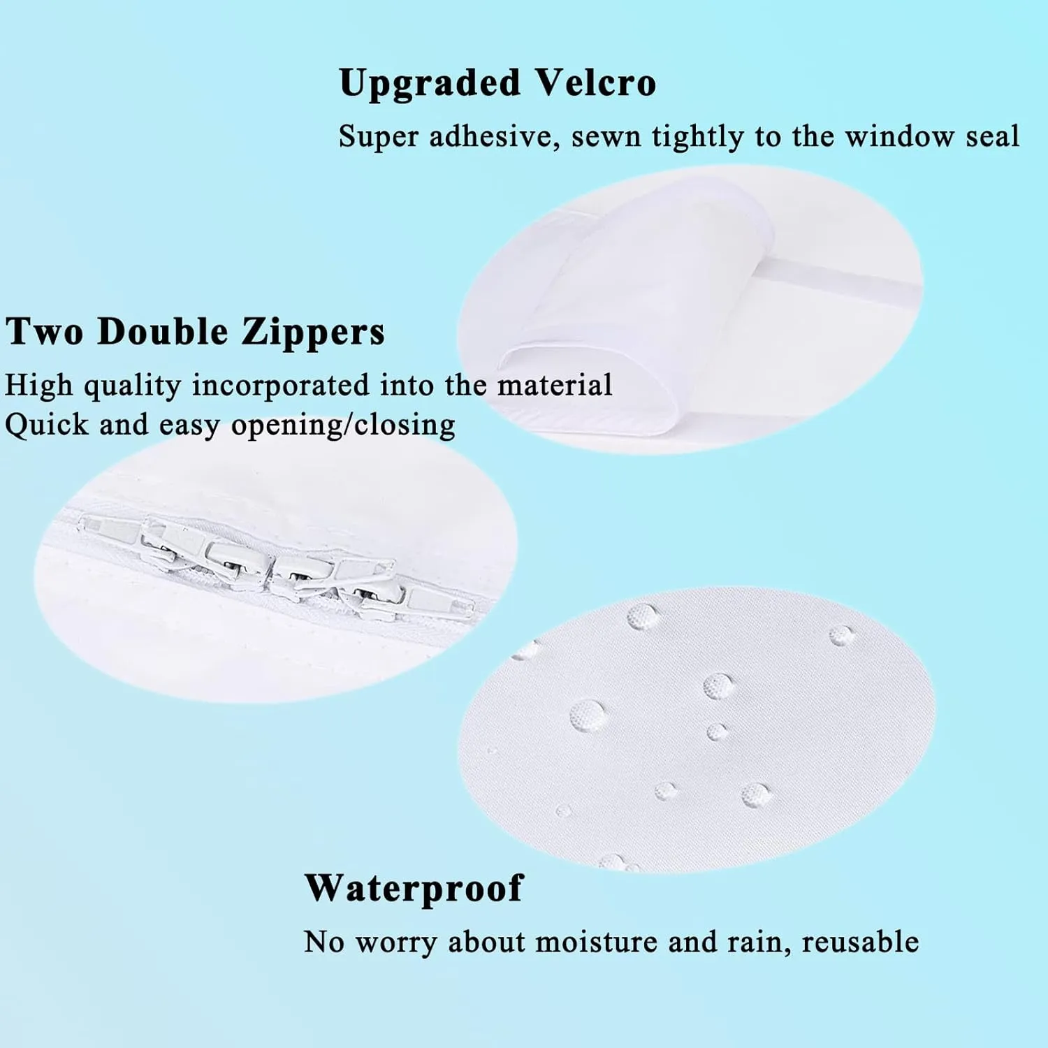 3M(118") Window Seal Kit for Portable Air Conditioner, 100% Sealing Effect Window Vent Kit, Easy Installation, Fit for Portable Air Conditioner, Tumbler Dryer(White)