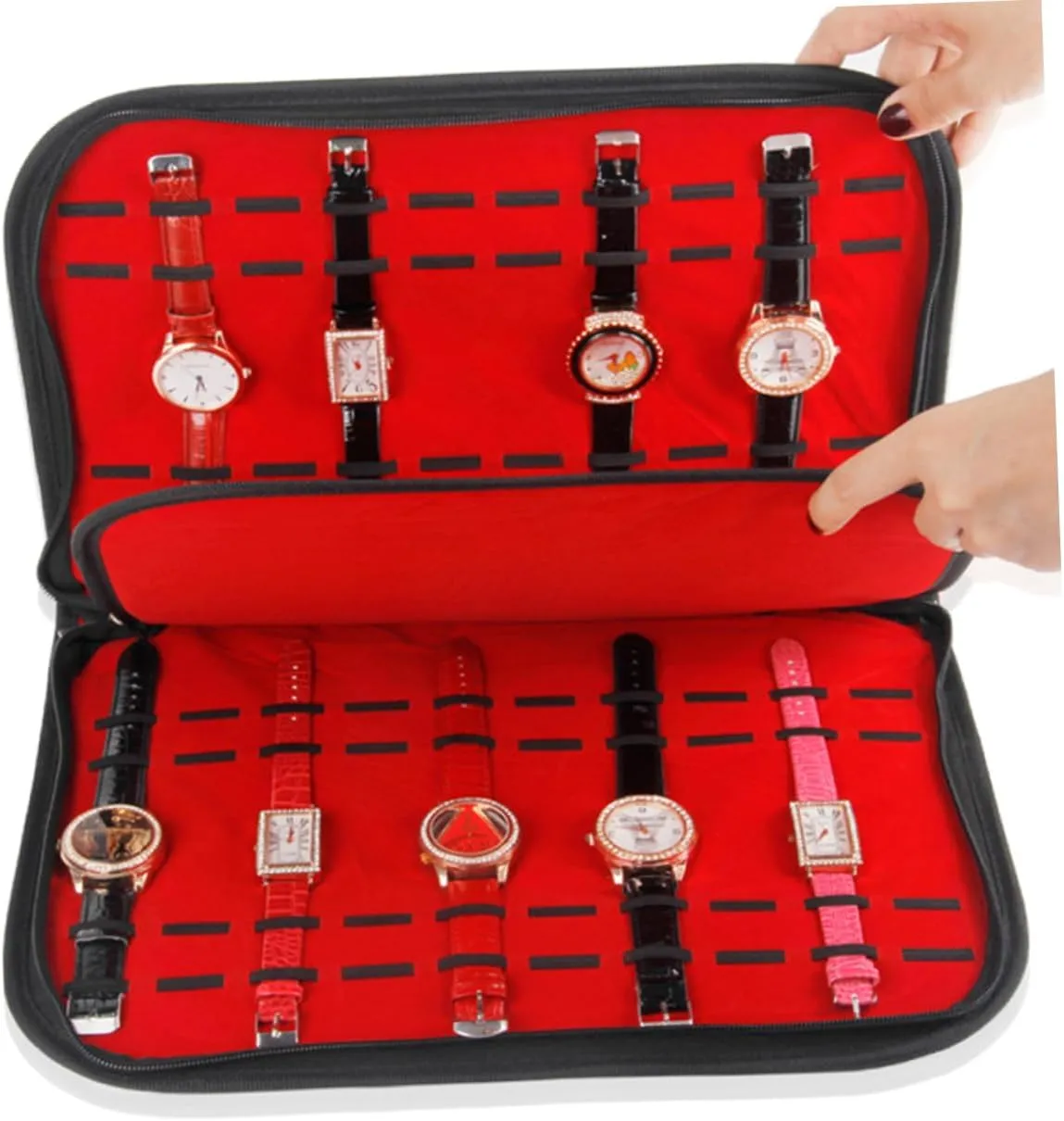 3pcs Box Watch Storage Bag Watch Straps Watch Strap Organizer Ladies Watches Watch Storage Case Watch Display Holder Watch Display Case Watch Band Case Accessories Showcase Travel