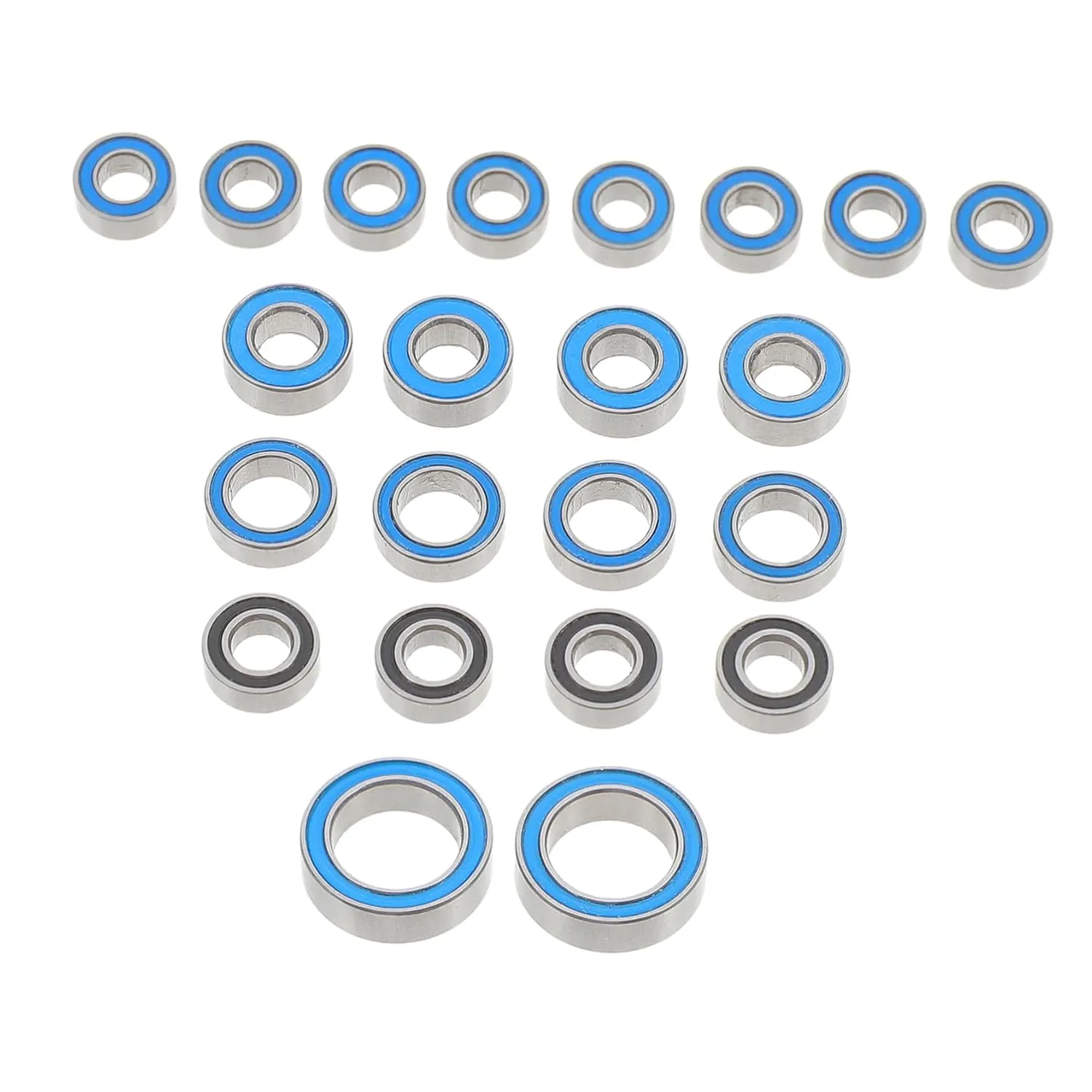 3sets Precision Bearings for Crawler Racing Cars Bearing Kit for Smooth Wheel Hub Performance and Axle Replacement