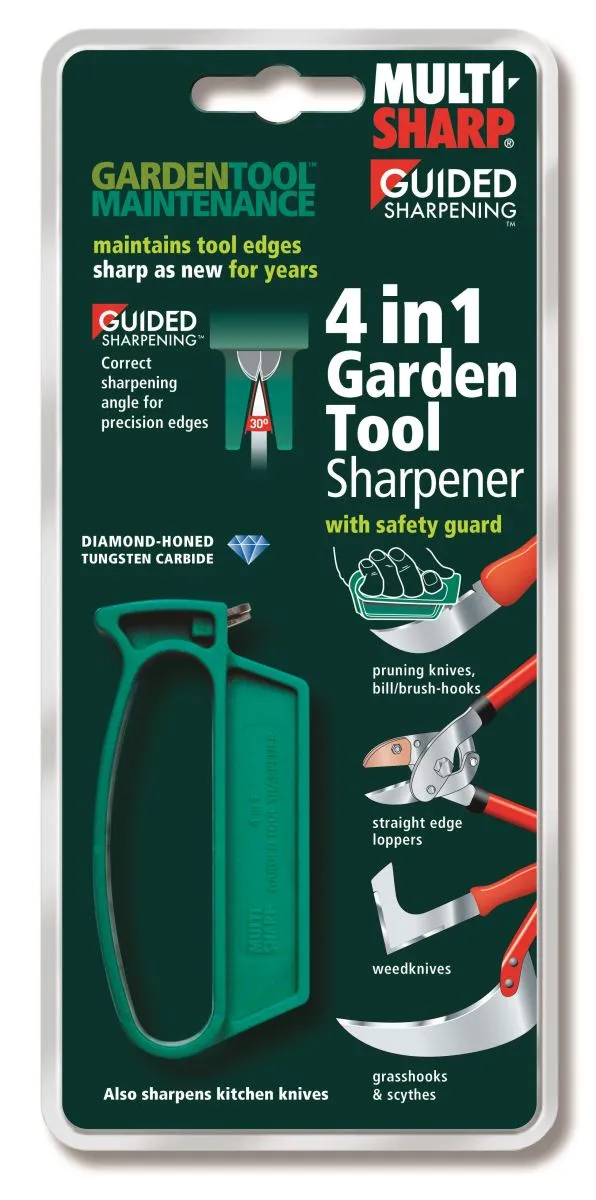 4-In-1 Garden Tool Sharpener