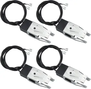 4 Pack WB2X8228 Element Receptacle and Wire Kit Compatible with GE Hotpoint Electric Ranges Cooktops Electric Stove Burners - Repalces PS242972 AP2013499