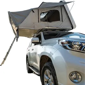 4 Person Roof Top Tent Car Rooftop Tent ABS Hard Shell Top Roof Tent for 4X4 Camping(Style 04)