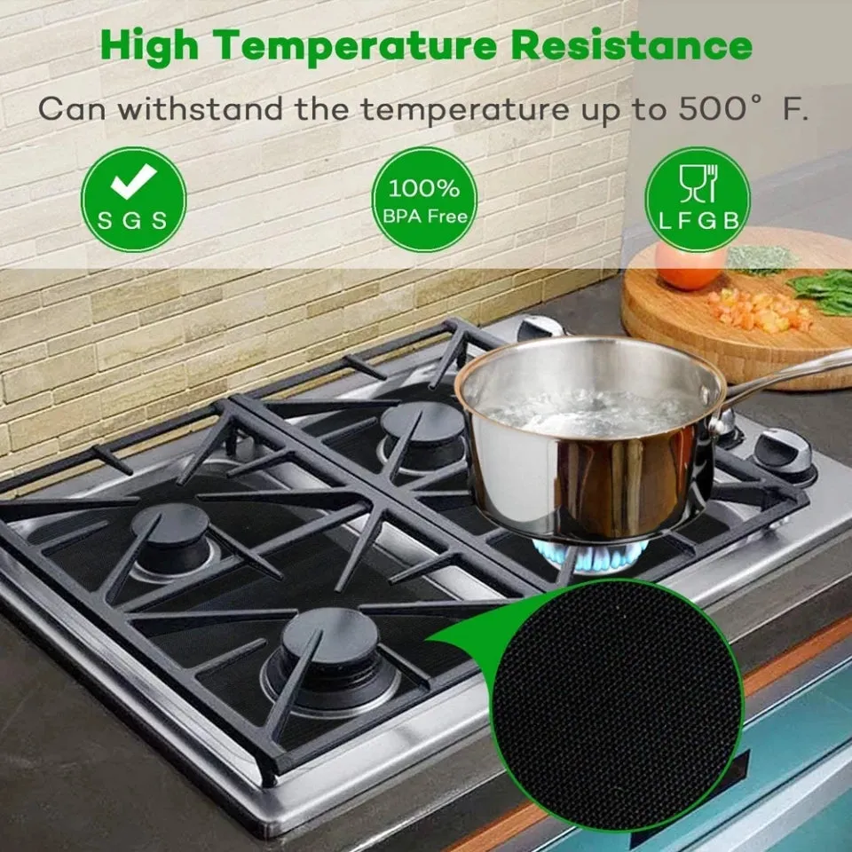 4PC Stove Protector Cover Liner 