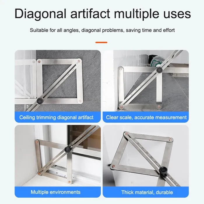 50% OFF | Quickangle™ | Multi Purpose Bevel & Corner Protractor