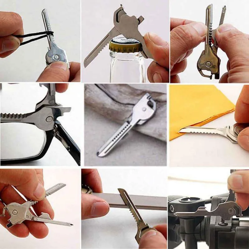 6 in 1 Swiss Survival Pocket Knife