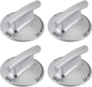 7733P410-60 Surface Burner Knob, Control Knobs Replacement Part fit for Jenn-Air/Maytag/KitchenAid Gas Cooktop Stove, Replaces 74007733, AP5668987, PS2375871, AP6011505 (4Pcs)