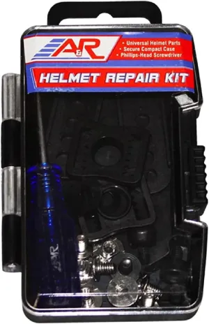 A&R Sports Universal Hockey Helmet Repair Kit-Screws Clips Buckles Nuts (3-Pack)