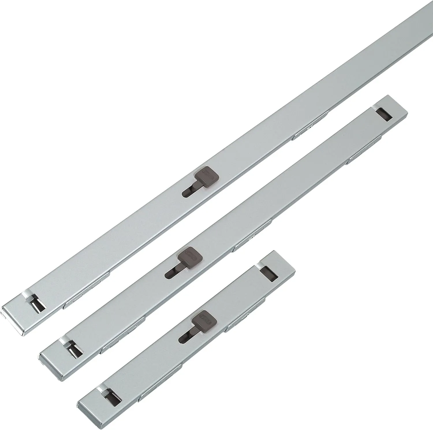 ABUS 07040 Chrome File Bar, 4 Drawer, Grey