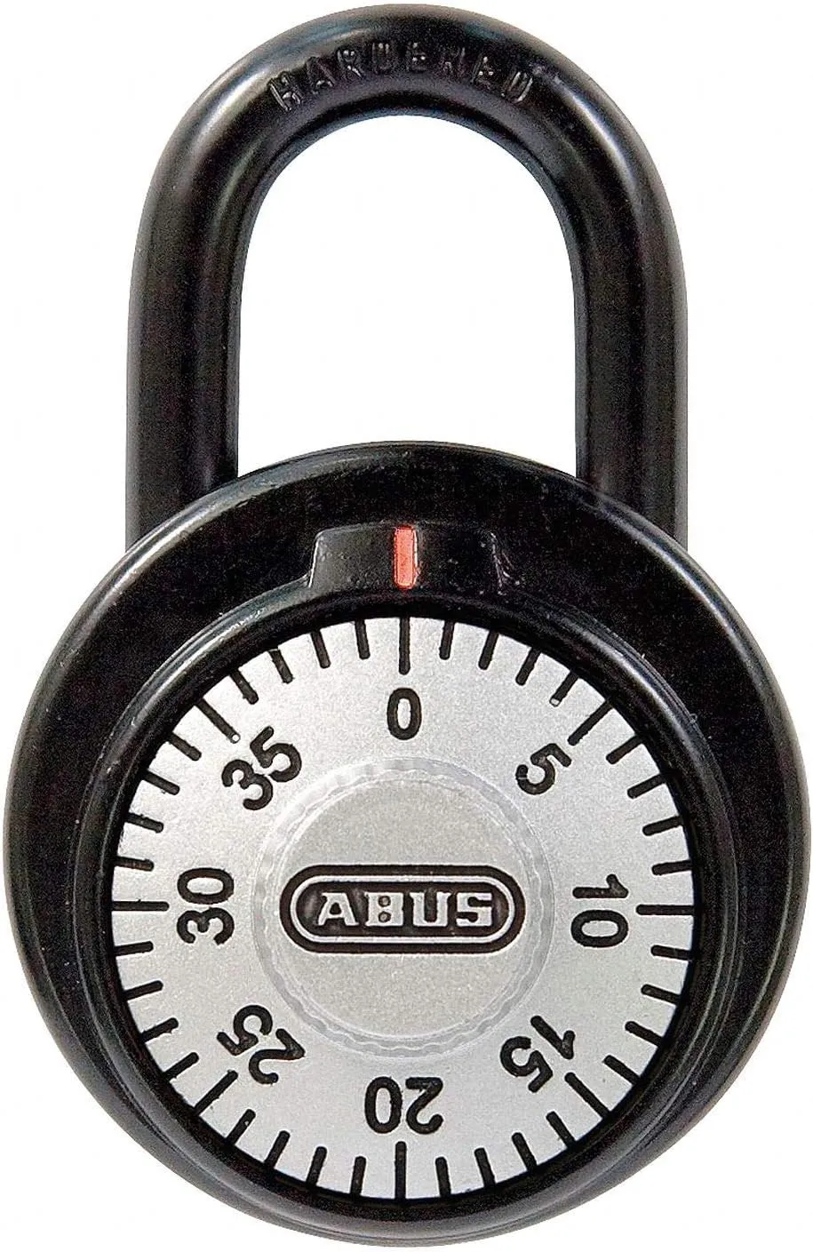 ABUS 78/50 KC 2-Inch Locker Dial Combination Padlock with Key Control, Black