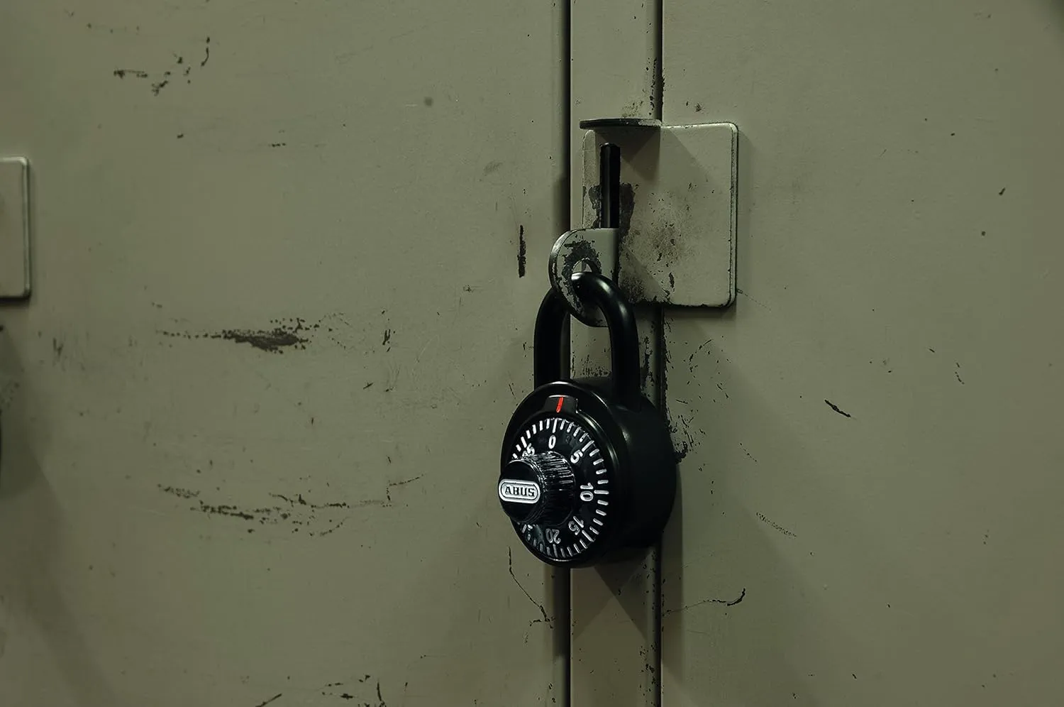 ABUS 78/50 KC 2-Inch Locker Dial Combination Padlock with Key Control, Black