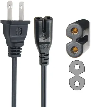 AC in Power Cord Outlet Plug Cable for CoInceptus Incubators Full Automatic Egg Turning Hatching 36 Eggs Humidity Monitoring 4 Automatic Incubation Modes Chicken Duck Goose Pigeon