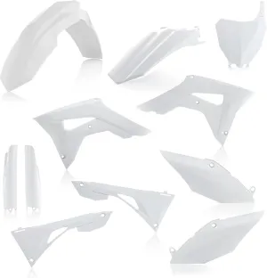 Acerbis Full Plastic Kits For Honda - White (2736250002), One Size