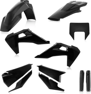 Acerbis Full Plastic Kits For Husqvarna - Black (2791530001), One Size