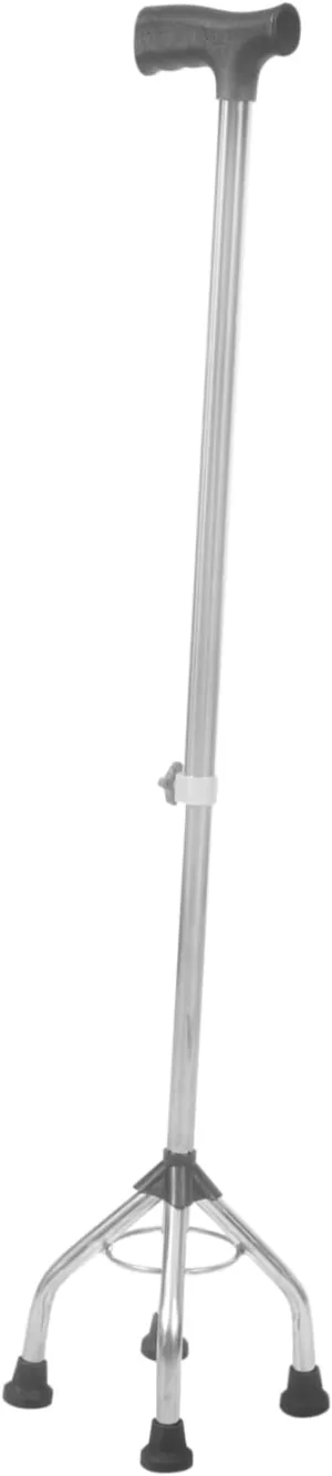 Adjustable Trekking Pole Quad Base Non- Walking Cane for Seniors Lightweight and Sturdy Design for Hiking Climbing and Daily Activities