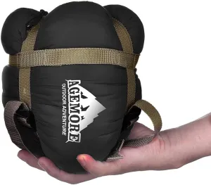 AGEMORE Ultralight Warm Weather Envelope Sleeping Bag, Lightweight Waterproof Compact Sleeping Bag, for Spring Summer & Fall, 75’’L X 30’’W Fit for Kids Teens Or Adults Outdoor Camping & Backpacking