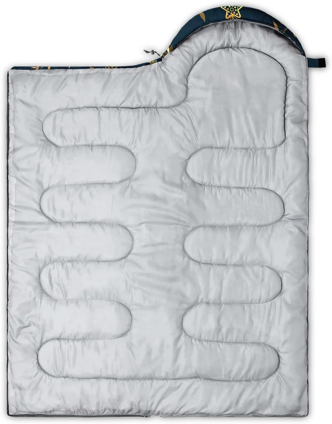 AILONEN Blue Butterfly Sleeping Bags,Lightweight & Waterproof,3 Season Warm & Cool Weather,Fairy Forest Flower Sleeping Bags for Kids,Girls,Adults,Travelling,Outdoors