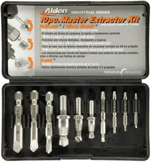 Alden 1007P 10 Piece Master Extractor Kit