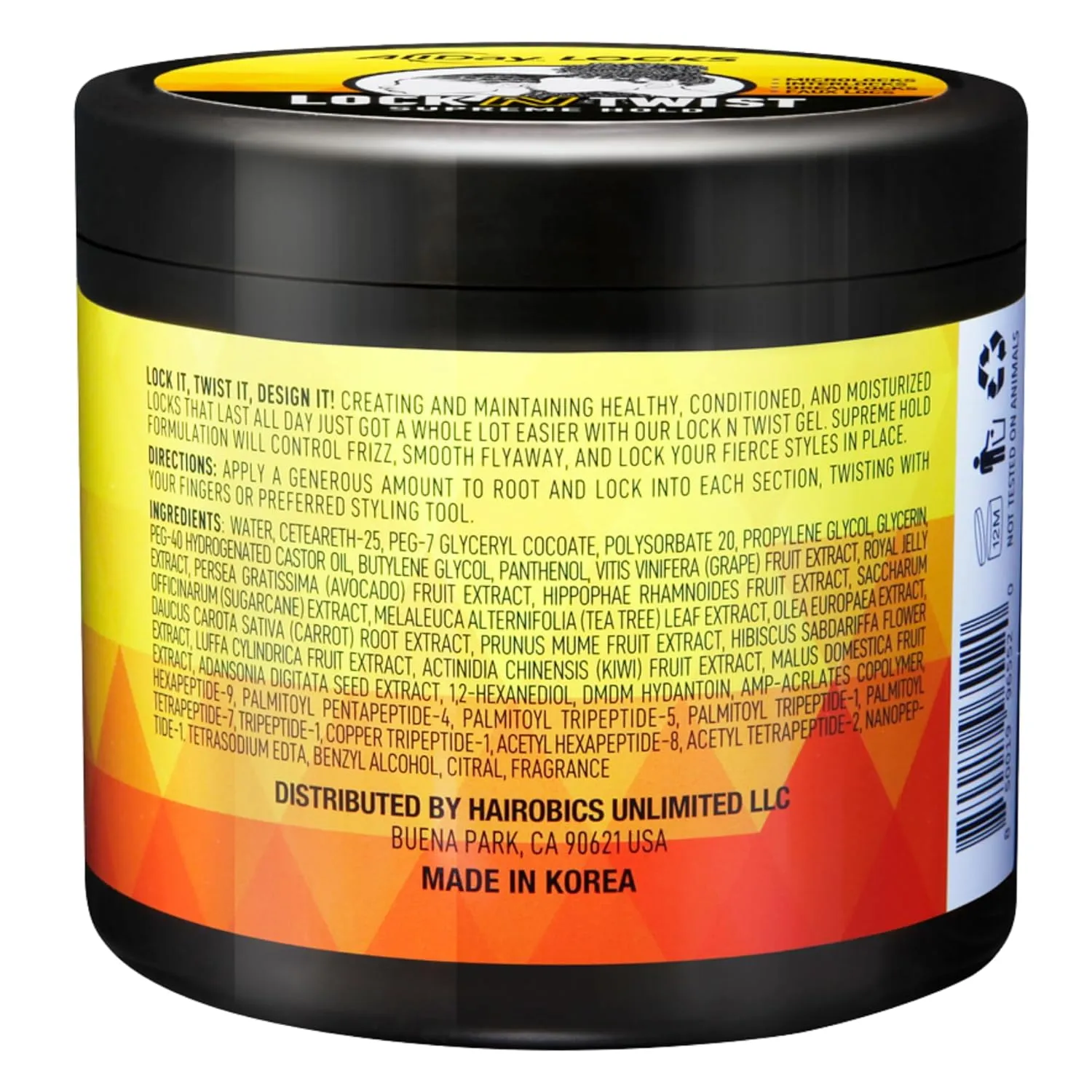 AllDay Locks Locking Gel | Retwists Locks, Supreme Hold | Smooths & Tames Frizz, Flake-Free, Soft Finish | 15 Oz
