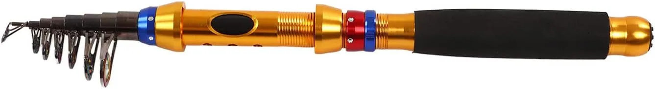 Alomejor Fishing Rod, Sensitive Portable Telescopic Fishing Rod Widely Applicable for Seawater