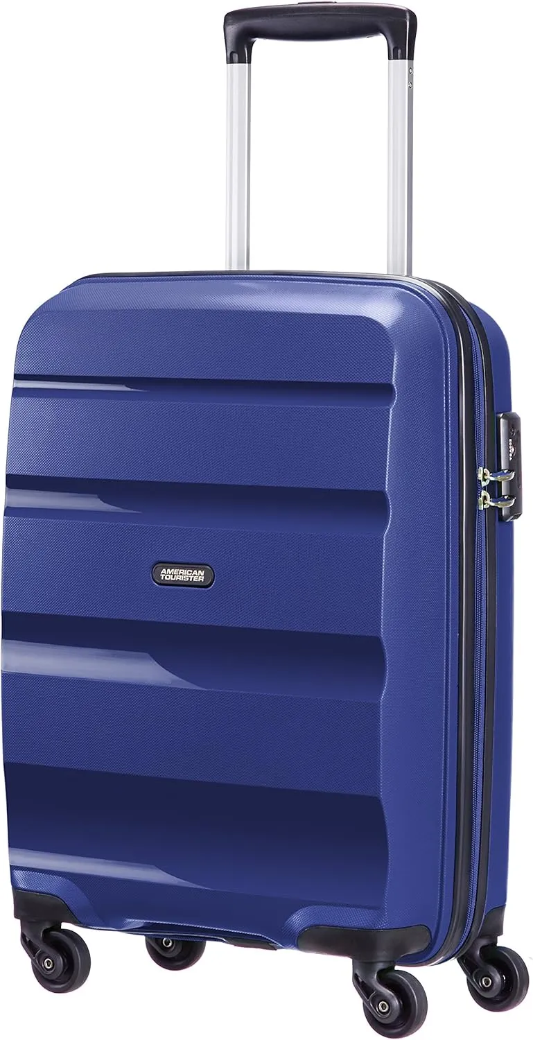 AMERICAN TOURISTER Hand Luggage, Blue (Midnight Navy), Spinner S (55 cm-31.5L)
