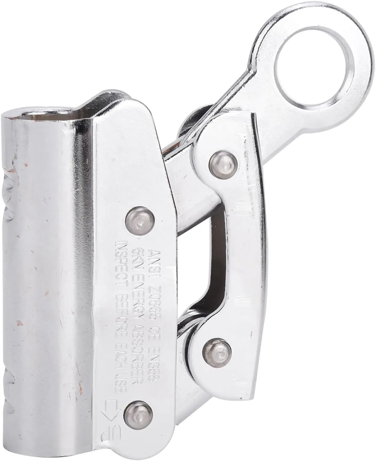 Anti Fall Self Locking Equipment, Climbing Anti Fall Equipment 6KN Alloy Steel Self Locking Rope Grab Self Locking Equipment Anti-Drop Protection Tool Suitable for Rock Climbing