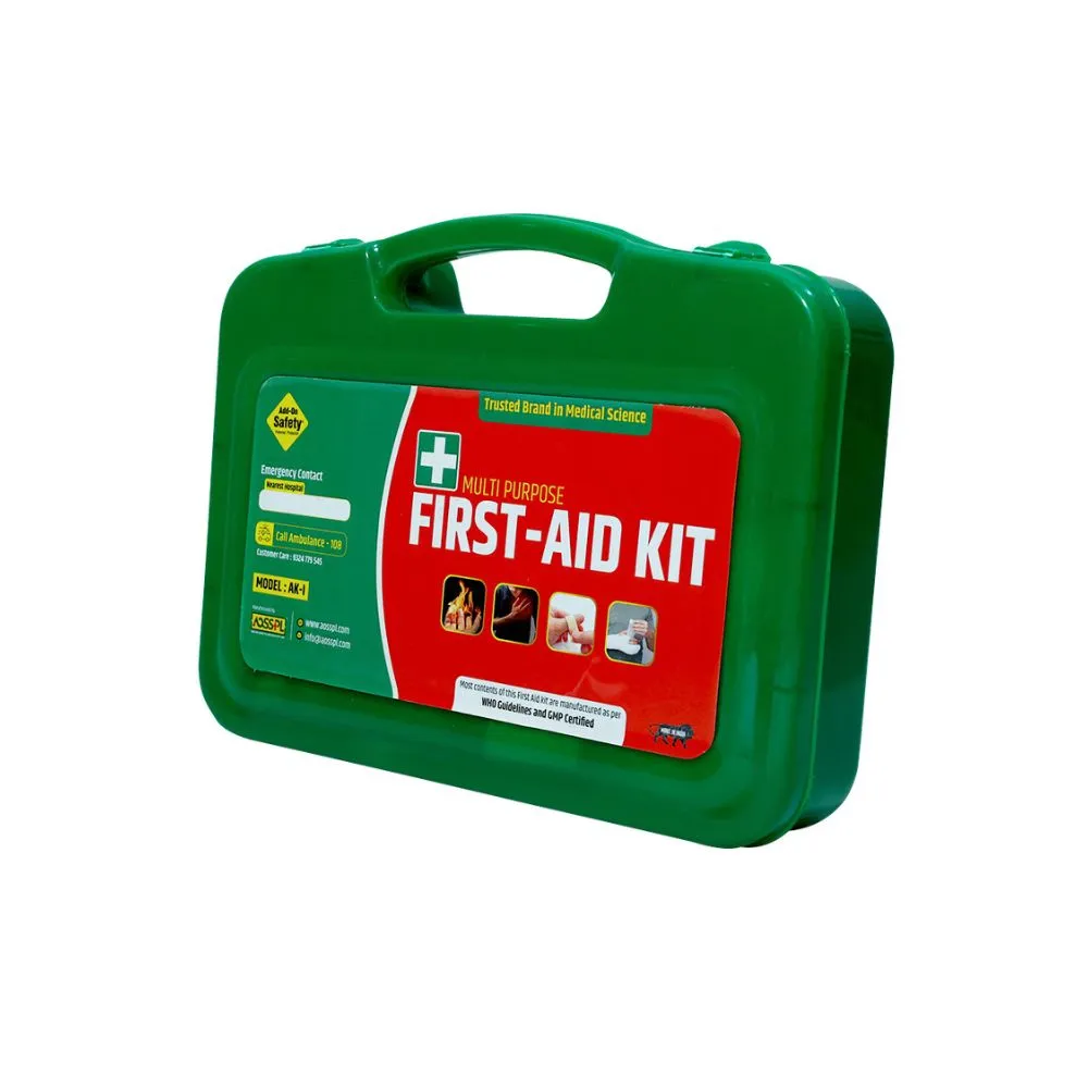 AOSSPL AK-I First Aid Kit - Green