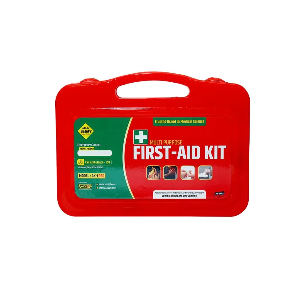 AOSSPL AK-I First Aid Kit - Red