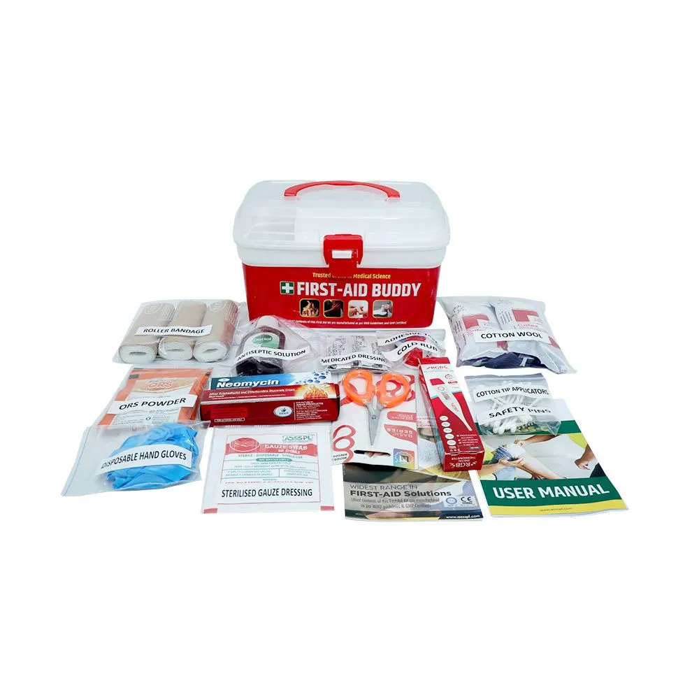 AOSSPL BUDDY First Aid Kit - Red