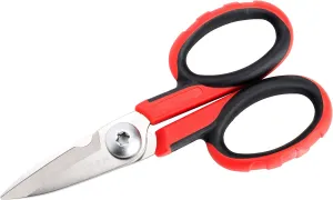 ARES 70105-5 1/2-Inch Multi-Purpose Heavy Duty Shears - Finely Serrated High Carbon Stainless Steel Blades - Cuts Wire, Insulation, Soft Cable and More