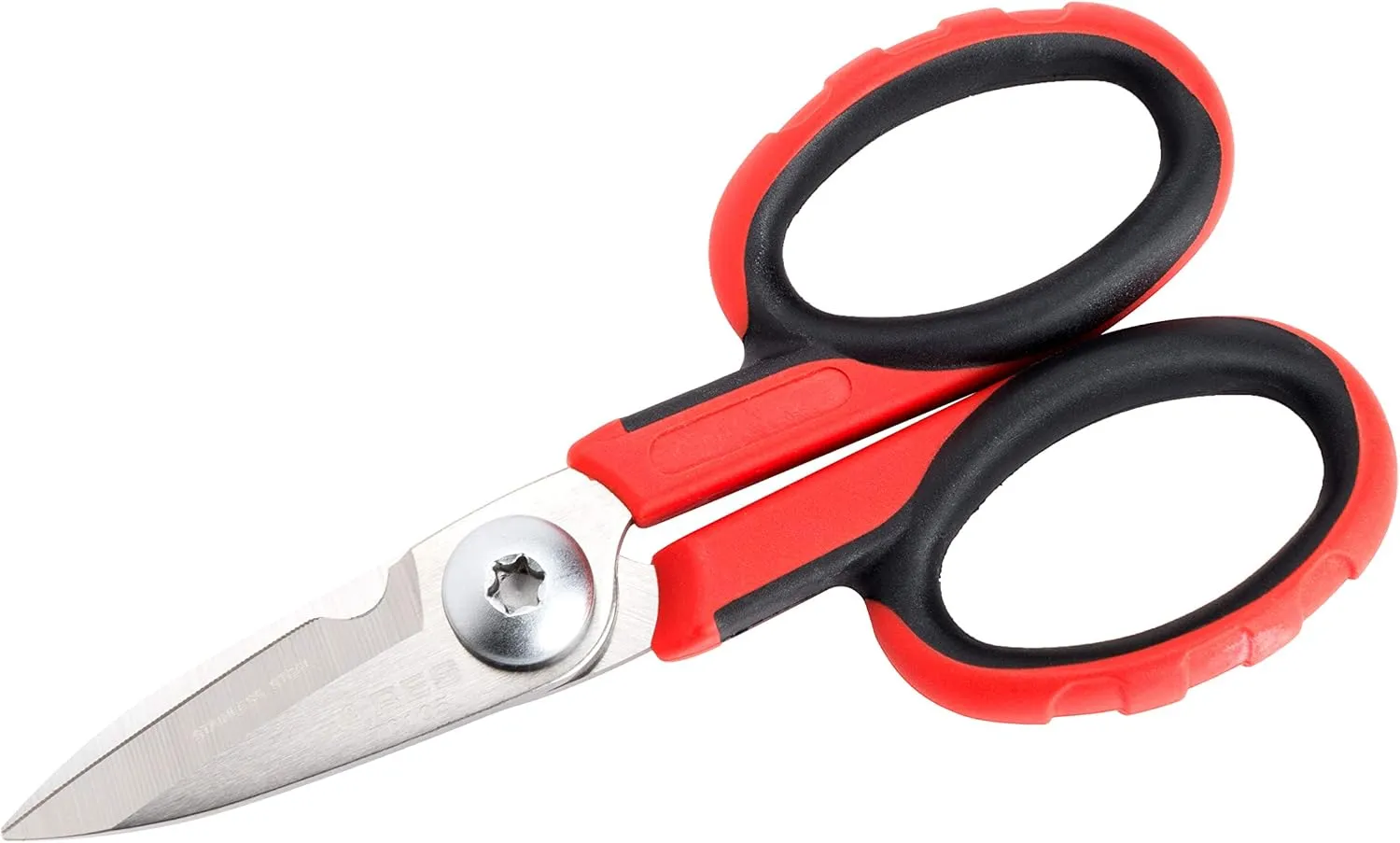 ARES 70105-5 1/2-Inch Multi-Purpose Heavy Duty Shears - Finely Serrated High Carbon Stainless Steel Blades - Cuts Wire, Insulation, Soft Cable and More