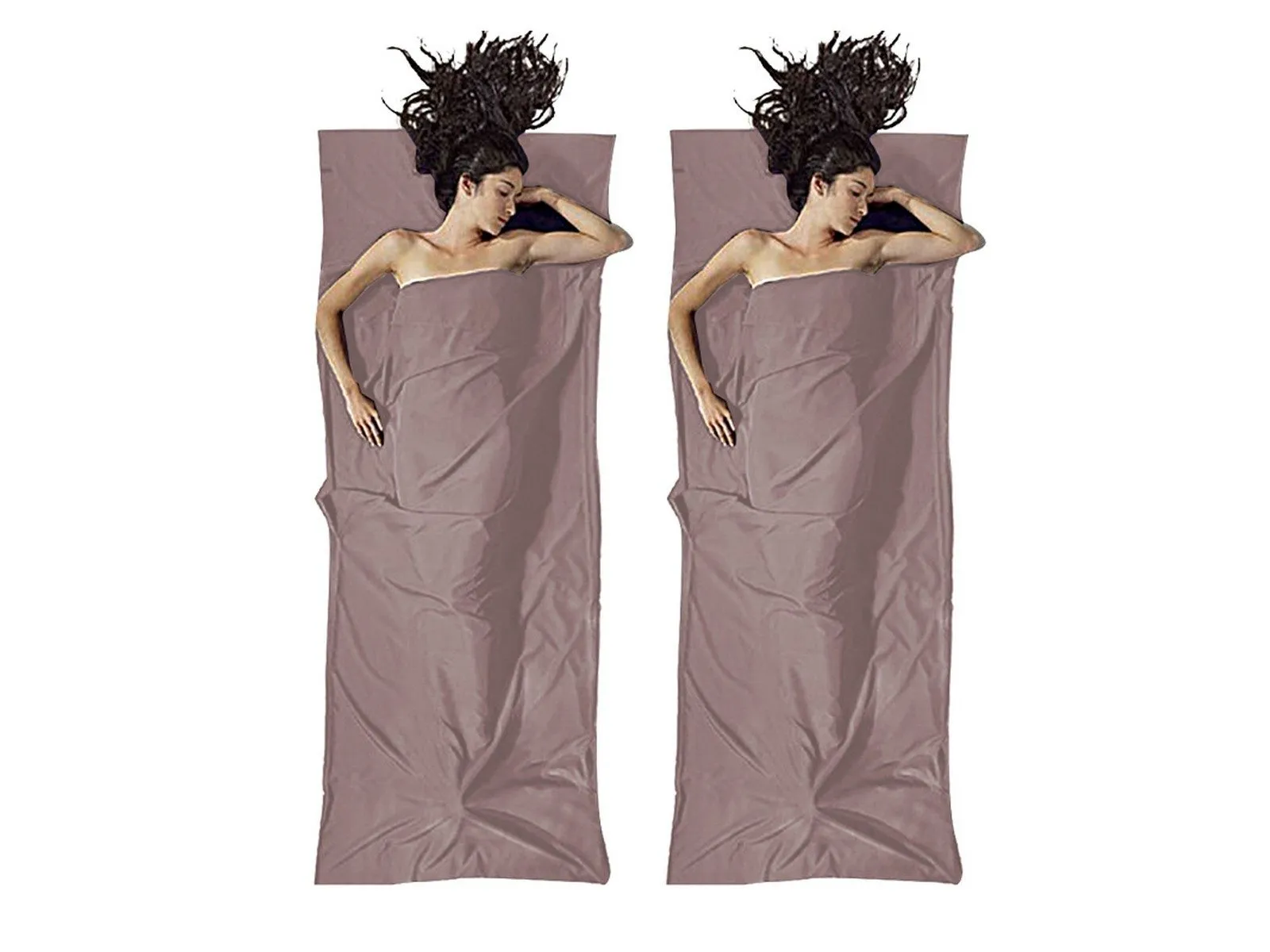 Augmented reality Sleeping Travel Sheet - 75x210cm Camping Bag Local shipping Portable 2Pcs Liner for Brown