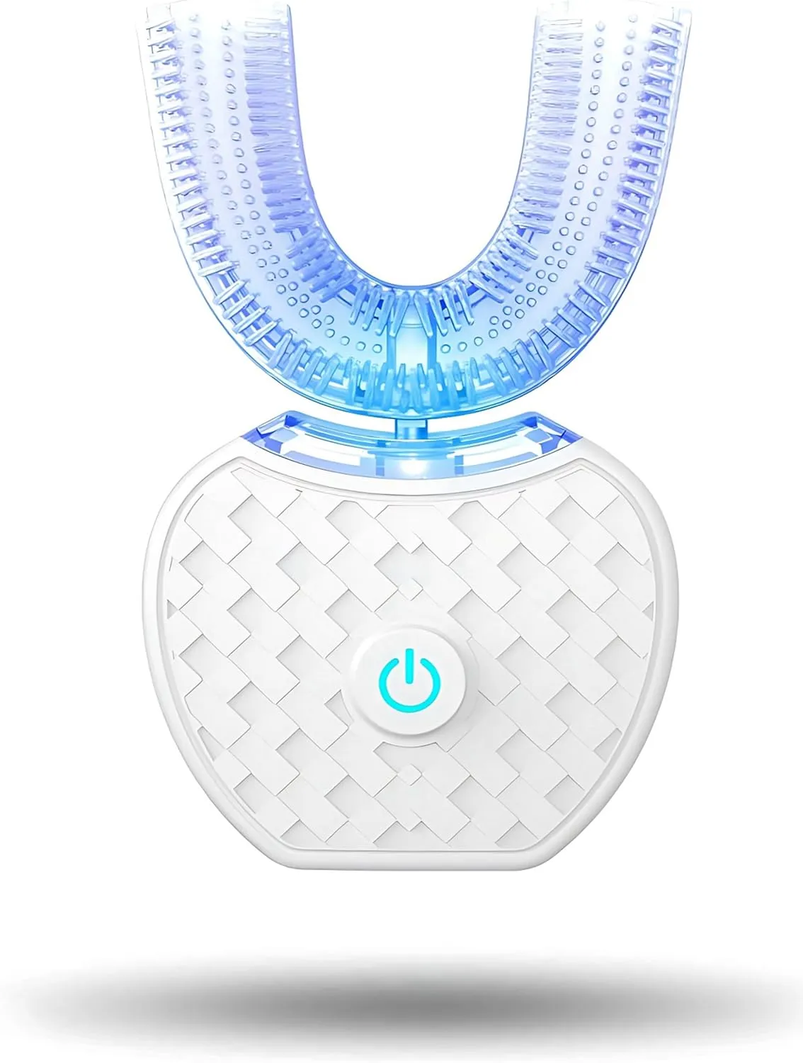 Automatic Toothbrush U Shaped Toothbrush for Adults 360° - Ultrasonic U-Automatic Toothbrushes for Teeth Whitening - Wireless Charging & LED Light - Waterproof IPX7 Certified
