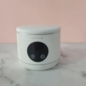 AUXTUR Ultrasonic Sterilizers for Household Purposes,45kHz Denture Cleaner Real Ultrasonic,Retainer Cleaner, Mouth Guard Cleaner