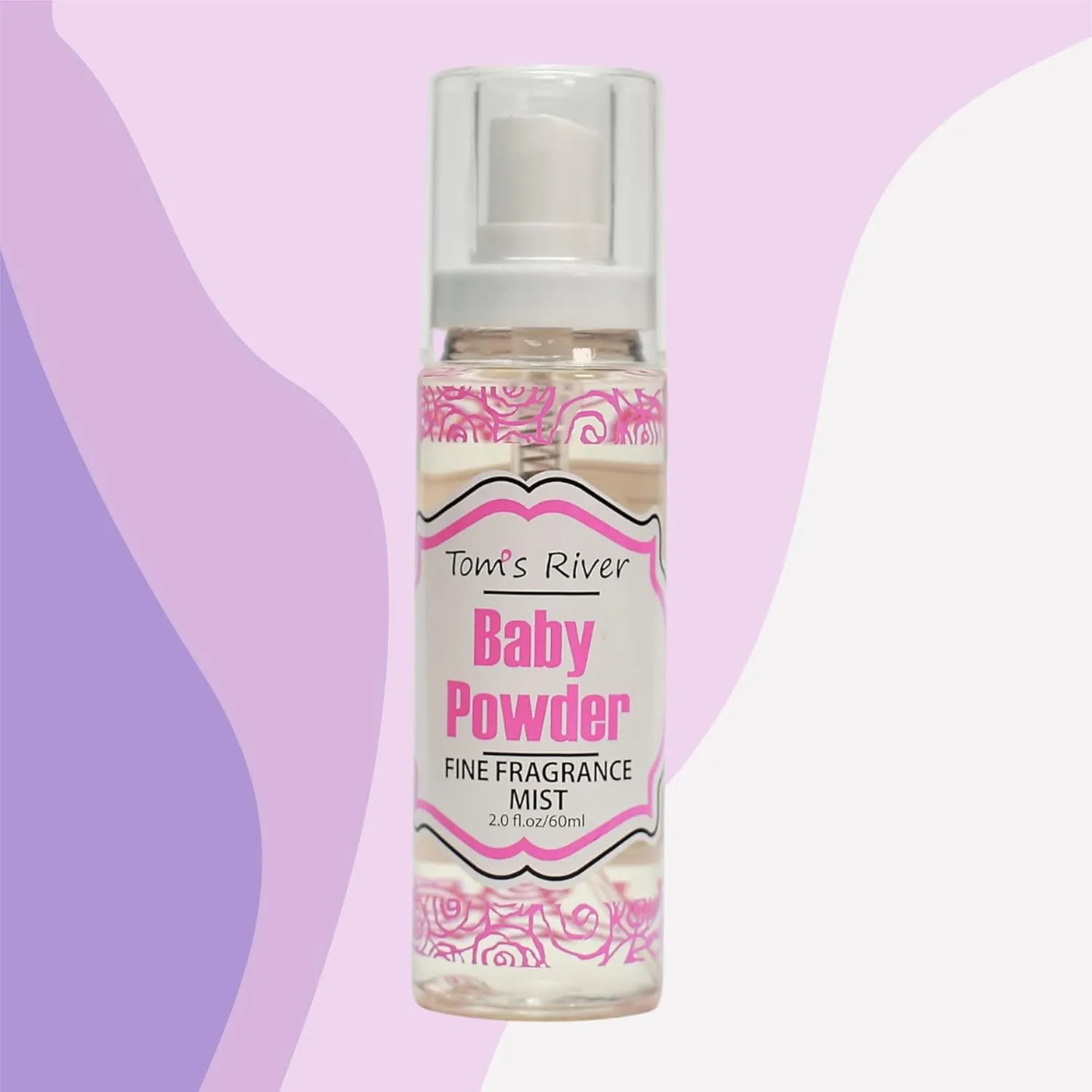 Baby Fresh Powder Fine Fragrance Mist - 2 fl oz/60ml - Pack of 2, Body Spray for Women, Gentle and Long Lasting Perfume for Men & Women, For Daily Use